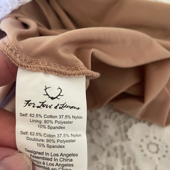 For Love And Lemons  white Lace Ruffled Fit-and-Flare Sundress - Picture 10 of 11